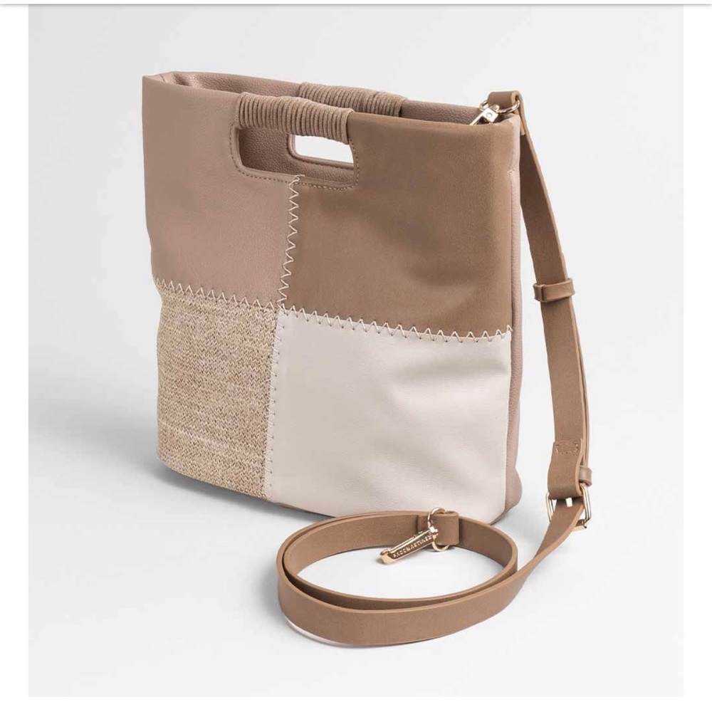 Paco Martinez patchwork natural tote bag